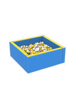 Бассейн с шариками квадратный 100х100 см HOP-HOP